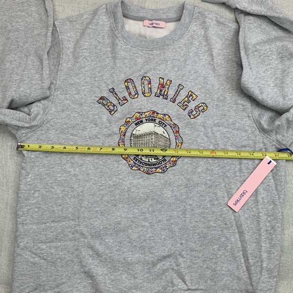 Bloomie's Unisex Cotton Crest Graphic Sweatshirt Size M - Picture 7 of 9